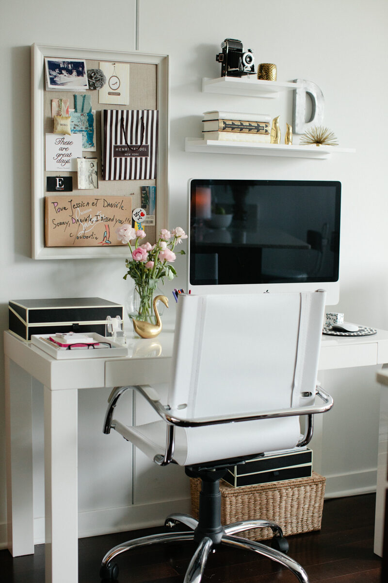 workspace in apartment