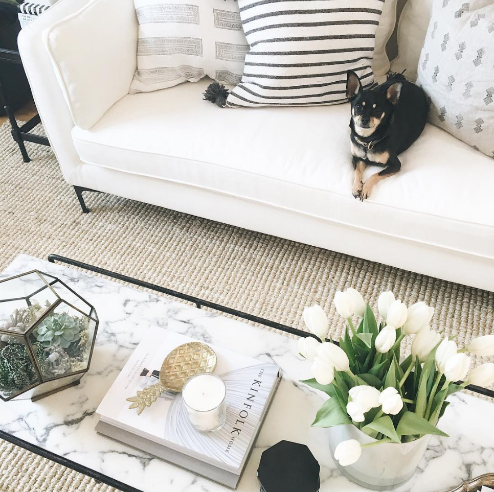 My Lakeview Apartment Tour - coffee table styling