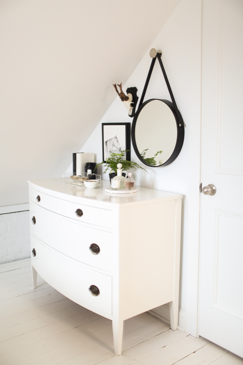 vanity area