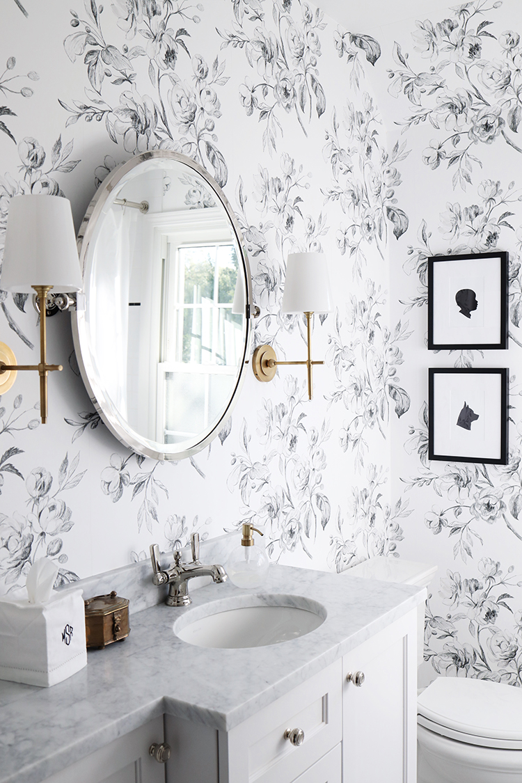 37 Bathroom Wallpaper Ideas That Add Pattern And Color To, 60% OFF