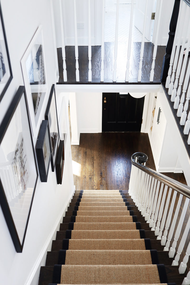 How to Arrange a Stairway Gallery Wall