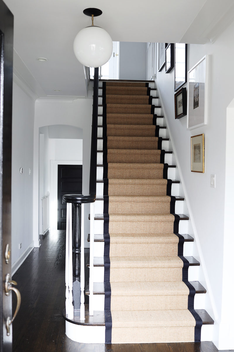 How to Arrange a Stairway Gallery Wall