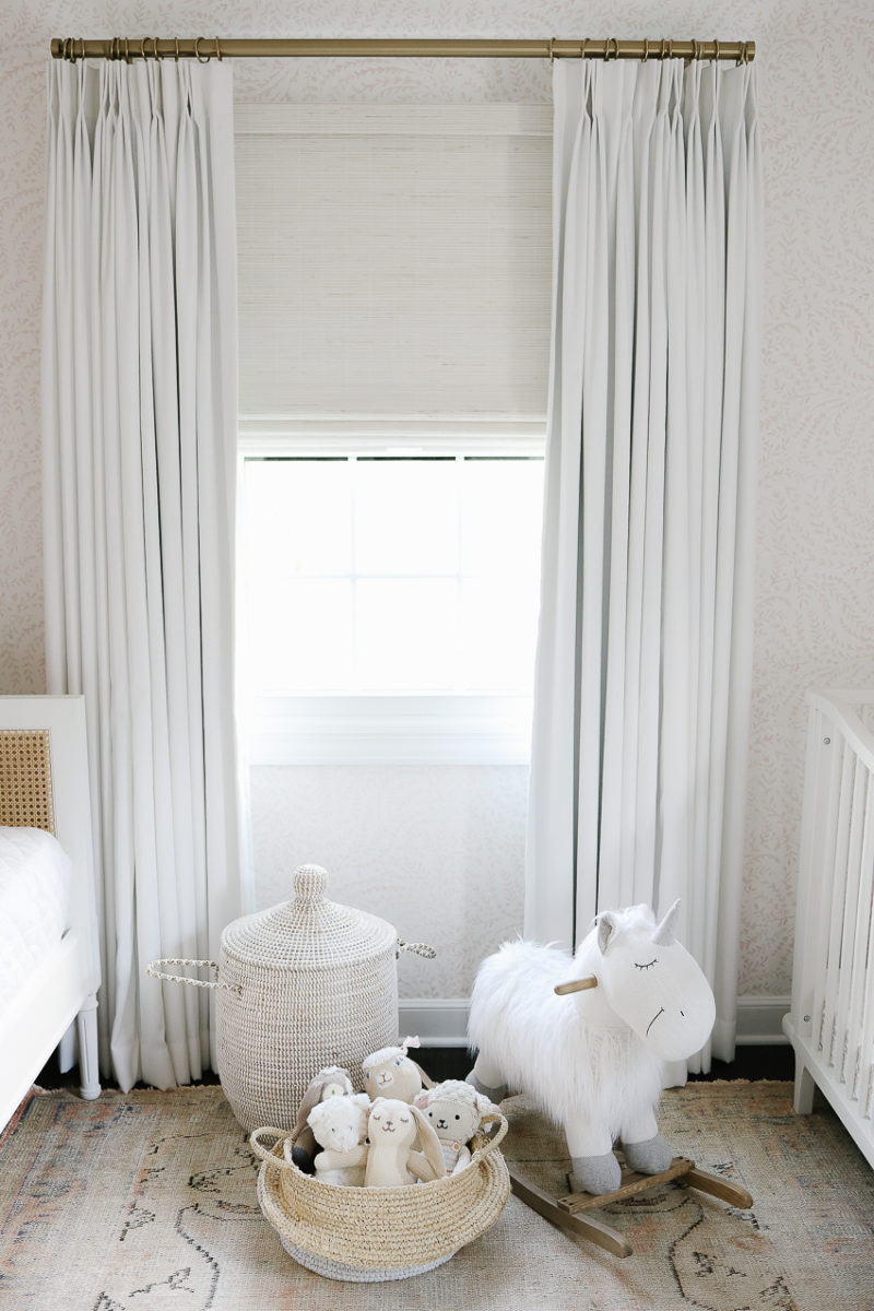 Woven Nursery Shades and Curtains