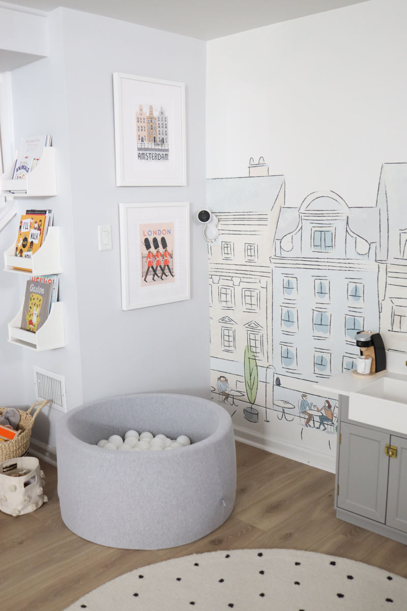 Parisian Wallpaper and Playroom Decor