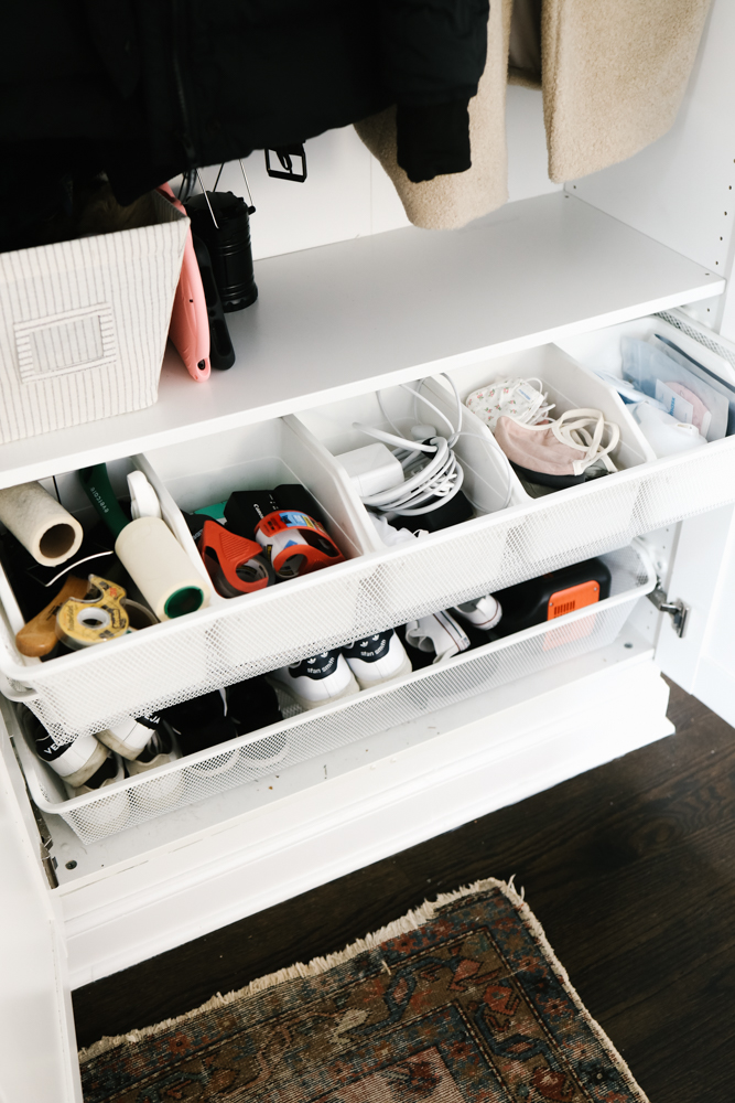 How to Organize a Narrow Staircase Pantry - Danielle Moss