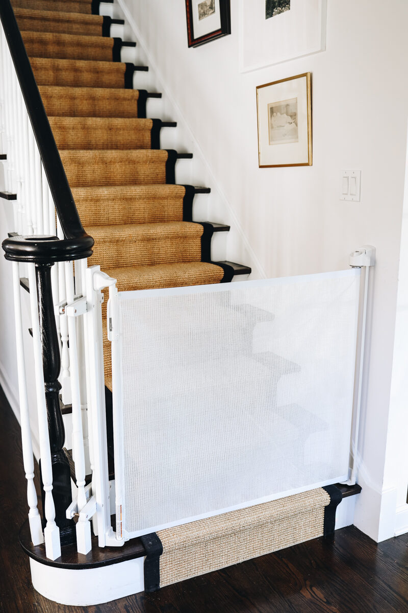 A stylish new way for baby proofing stairs - Savvy Sassy Moms