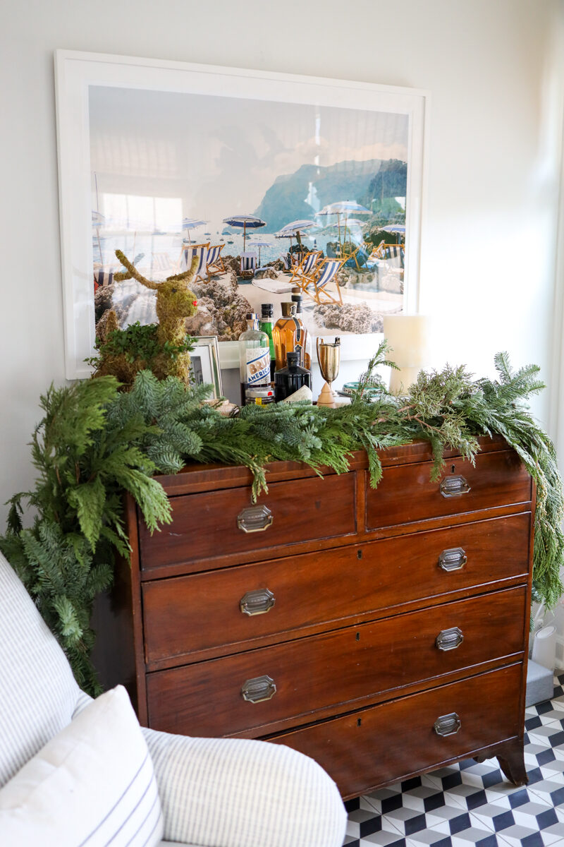 sunroom holiday decor