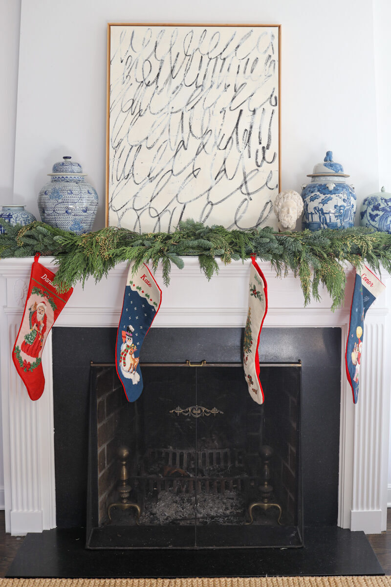 Fireplace Christmas decor