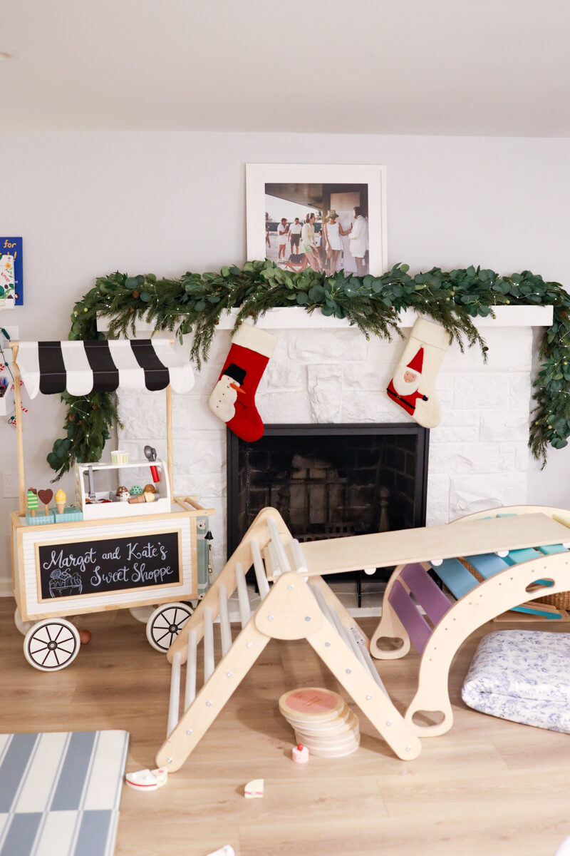 basement playroom/family room - Our Home (Tour) For the Holidays
