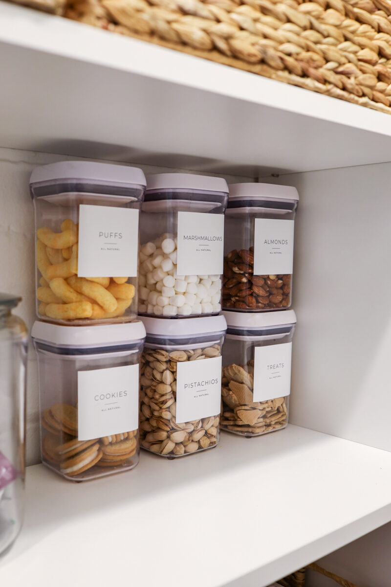 How to Organize a Narrow Staircase Pantry - food storage