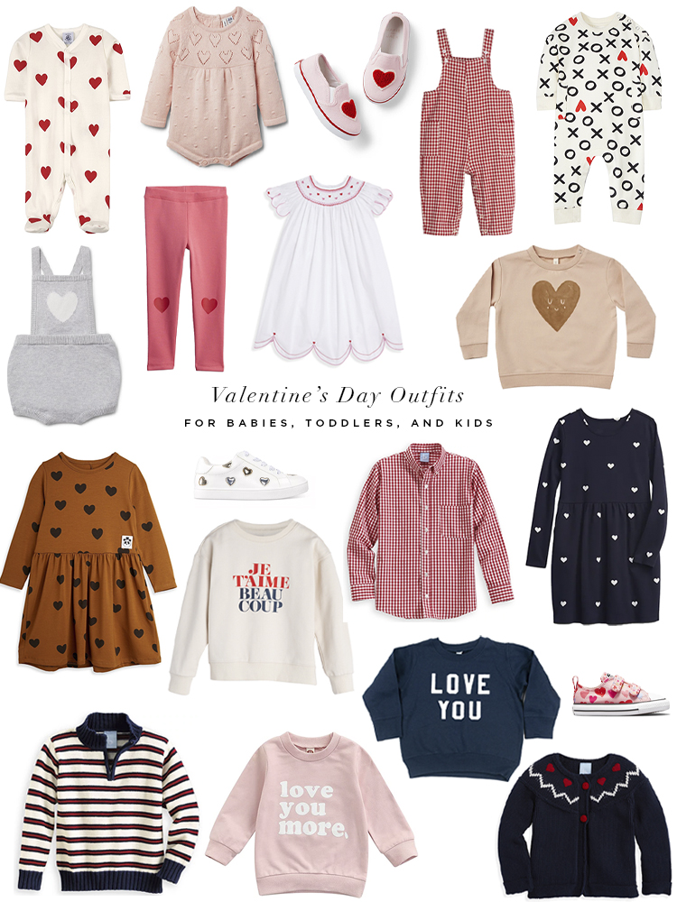 Valentines Day Outfits for Babies, Toddlers, and Kids