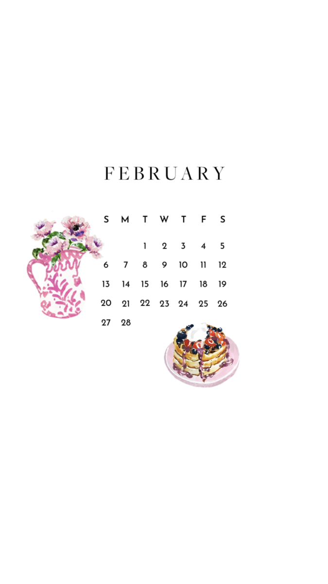 Free February Calendar Background