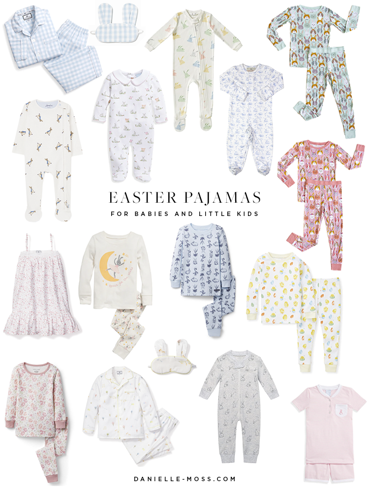 The Cutest Easter and Spring Pajamas for Kids