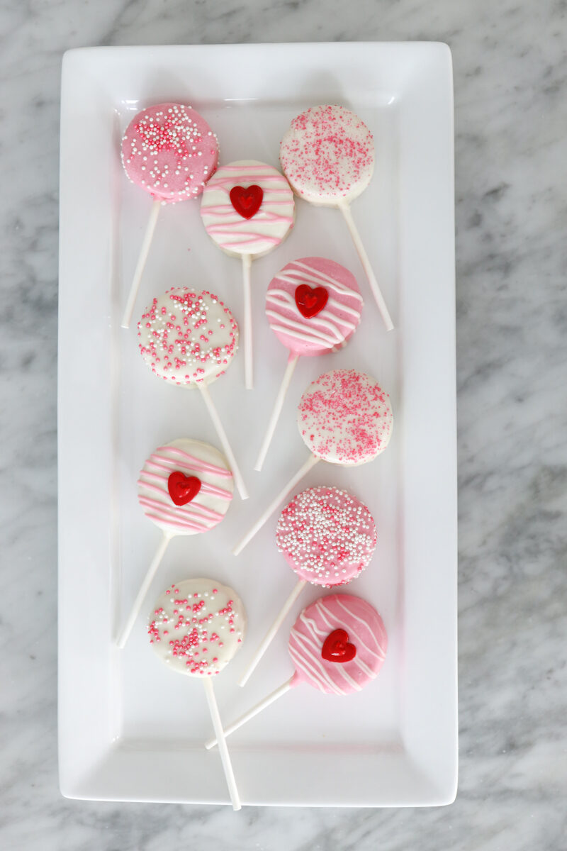 How to Make Valentine Oreo Cookie Pops