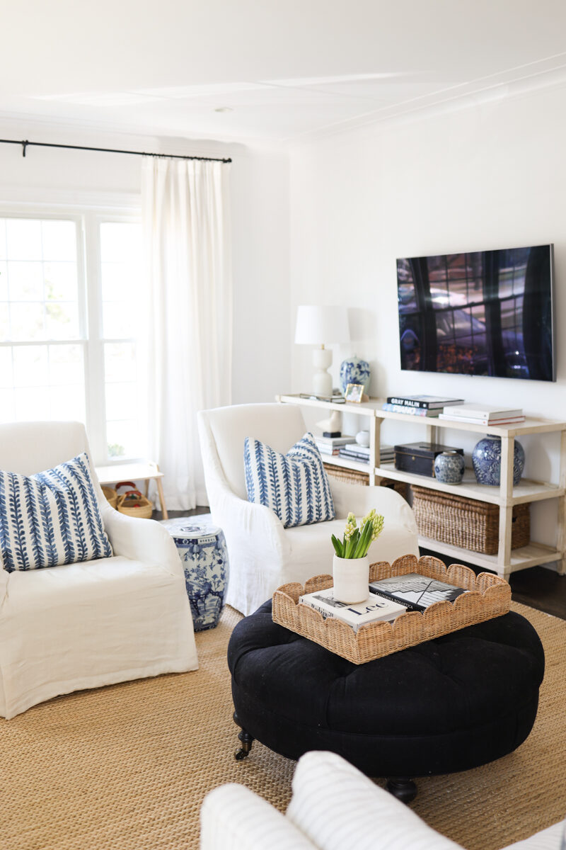 How to Style a Console Table Under a TV