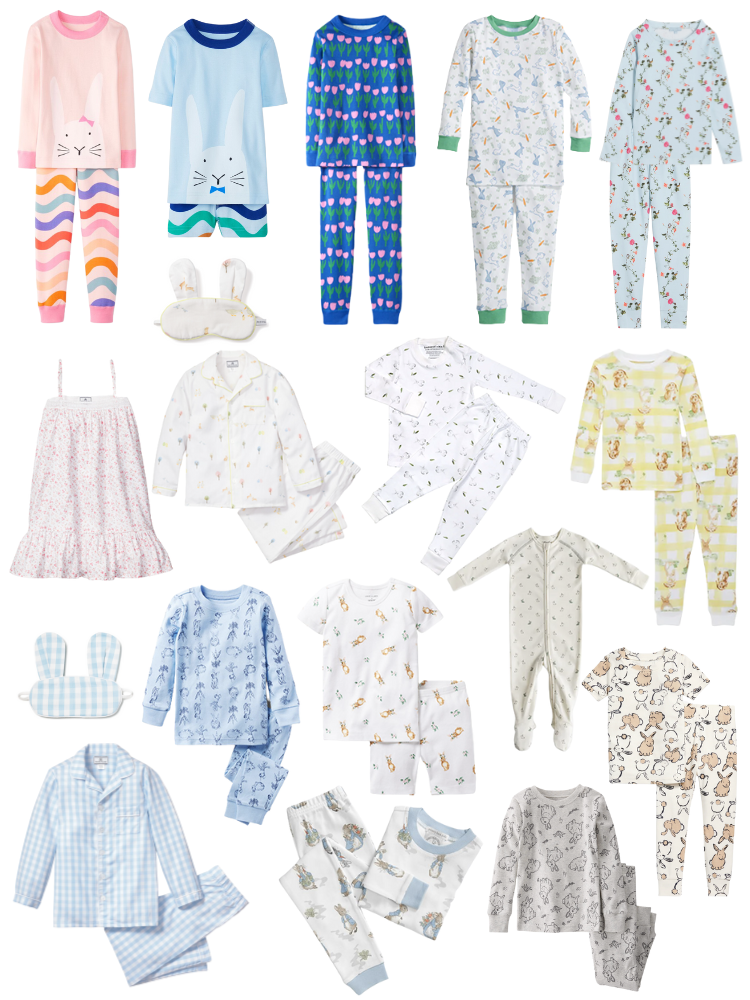 The Cutest Easter Pajamas for Kids