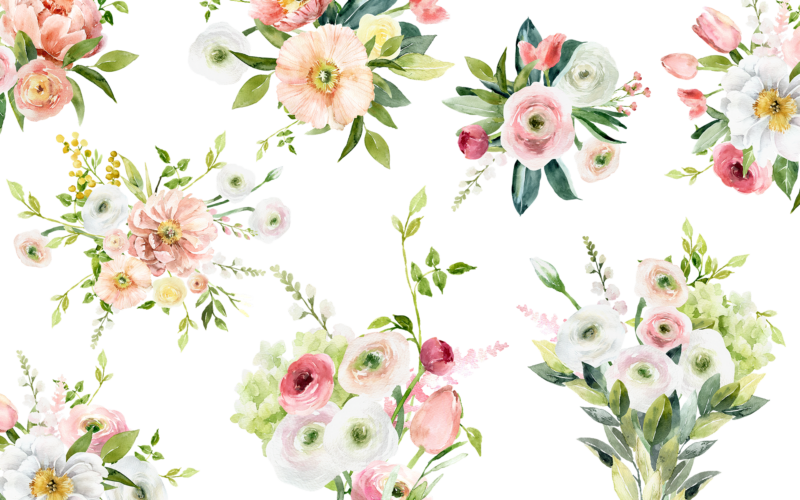 Floral Tech Backgrounds for desktop