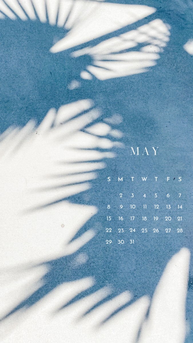 May Tech Backgrounds calendar phone wallpaper