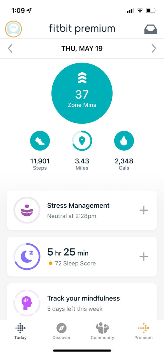 Fitbit premium sleep tracking cheap