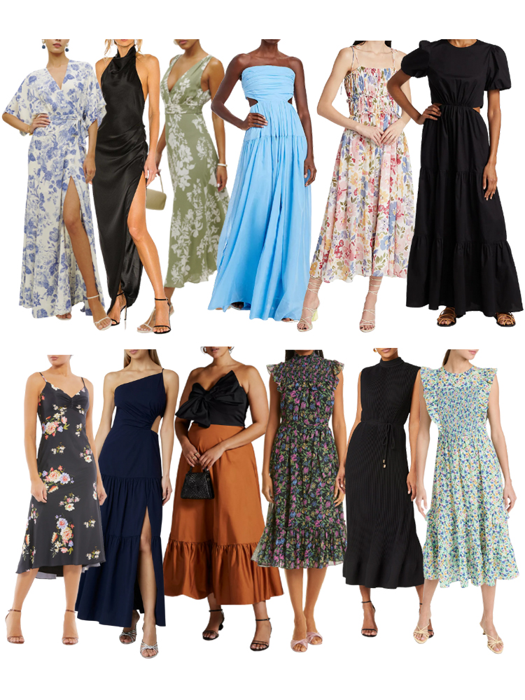 dresses to wear to a wedding as a guest
