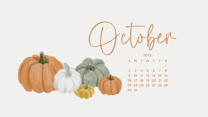 October Calendar Wallpaper  56 Best Desktop  Phone Backgrounds