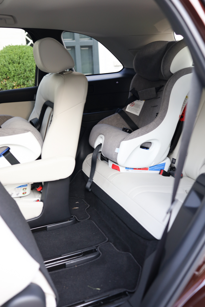 Child Car seats in CX-9 Captain's Chairs?