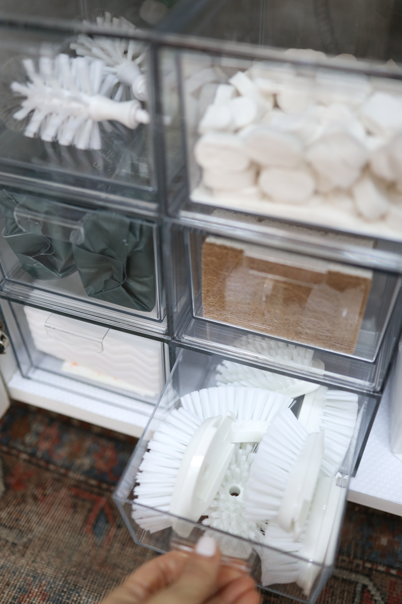 How to Organize the Cabinet Under the Kitchen Sink